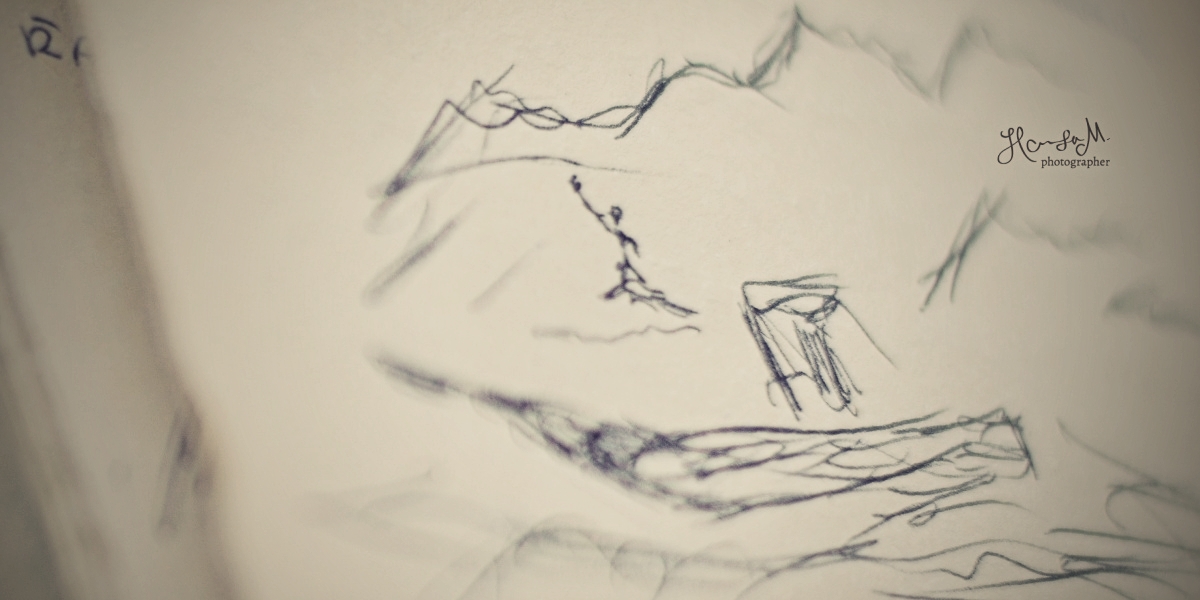 Mávám doufajíc, že mě sveze na břeh